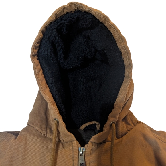 Canada Workgear Men's Heavy Duty Hooded Coat Size Large - Picture 3 of 13